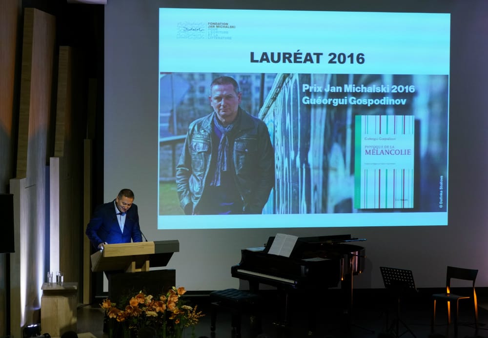 Georgi Gospodinov wins Jan Michalski Prize 2016