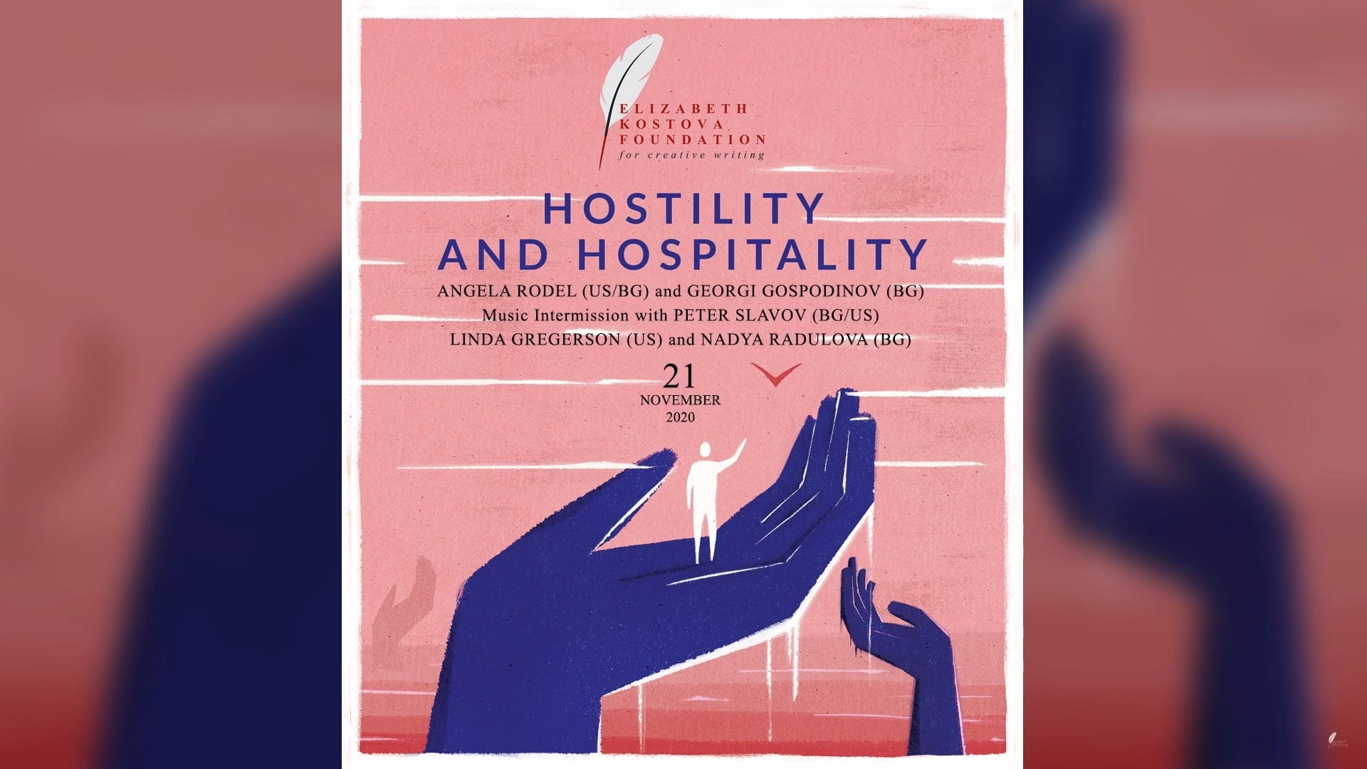 Georgi Gospodinov and Angela Rodel, EKF Gala 2020