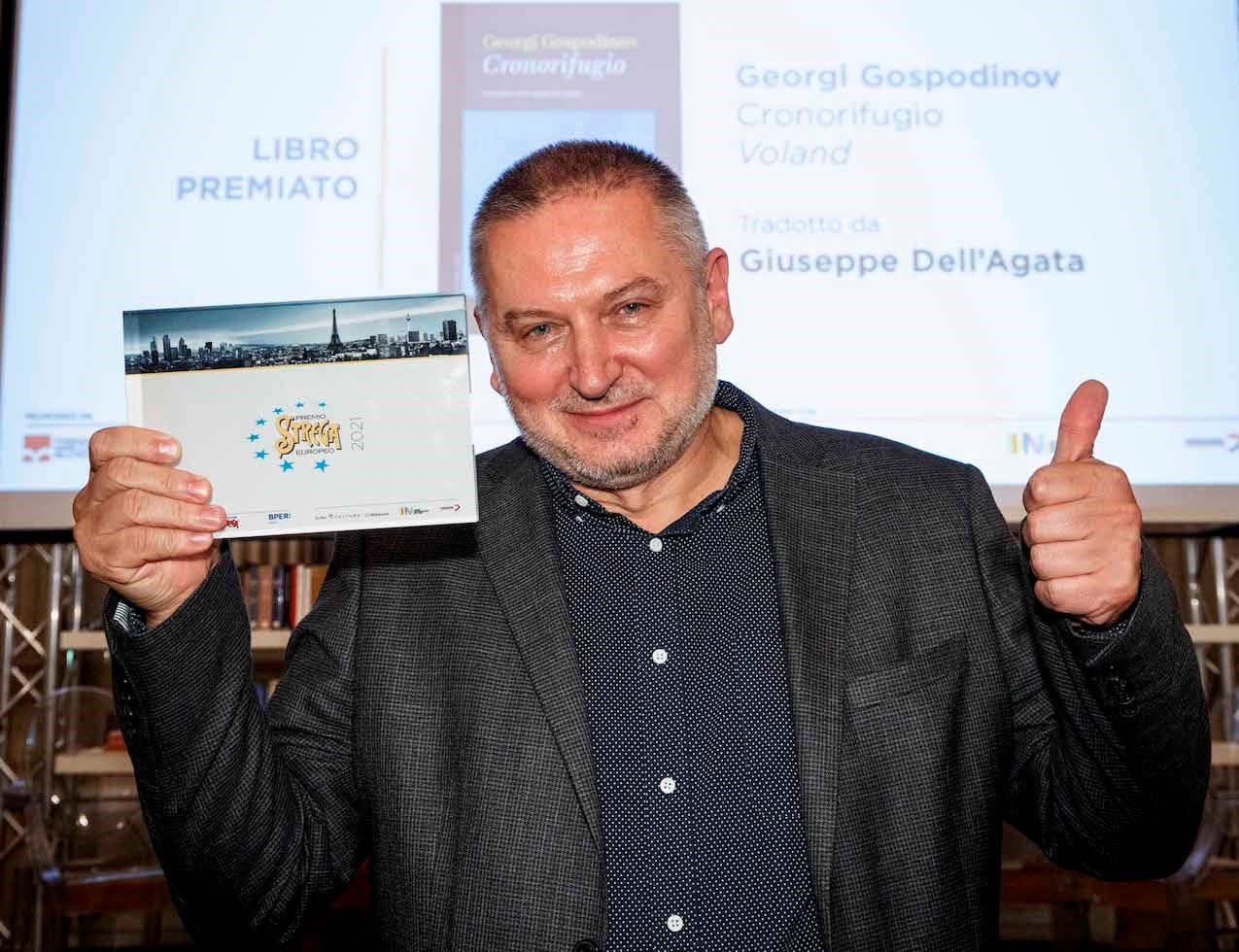 Gospodinov's novel Time Shelter won the Premio Strega Europeo